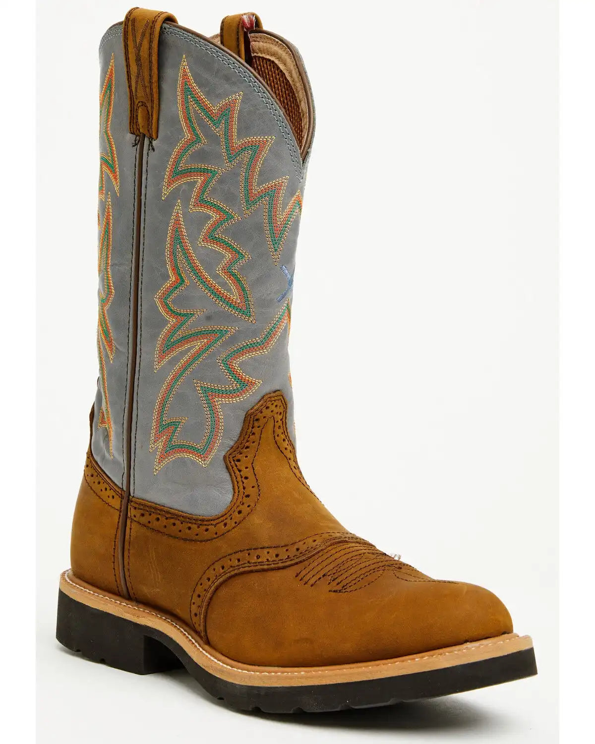 Twisted X Men's Cowboy Pull-On Work Boots - Soft Toe