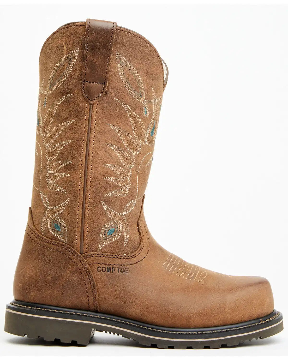 Shyanne Women's Pull-On Western Work Boots - Composite Toe