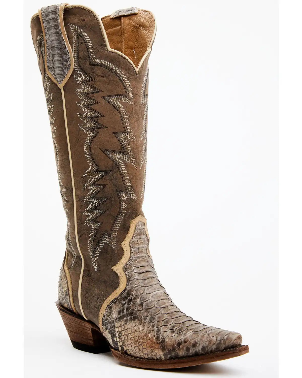 Idyllwind Women's Triad Exotic Python Western Boots - Snip Toe