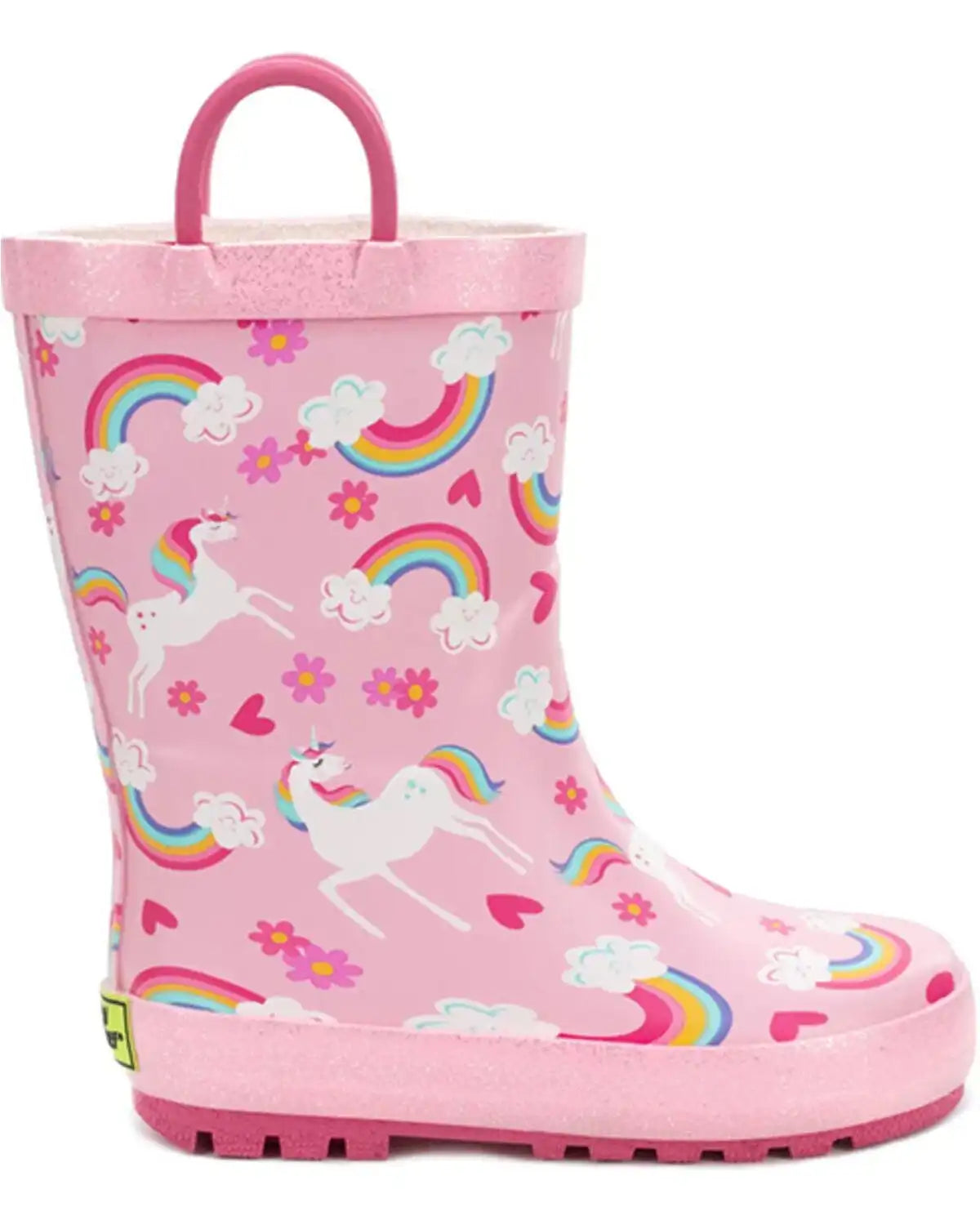 Western Chief Girls' Unicorn Fields Rain Boots - Round Toe