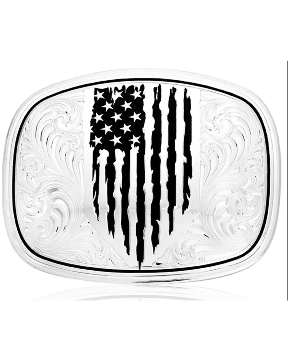 Montana Silversmiths Men's American Made Strength Belt Buckle