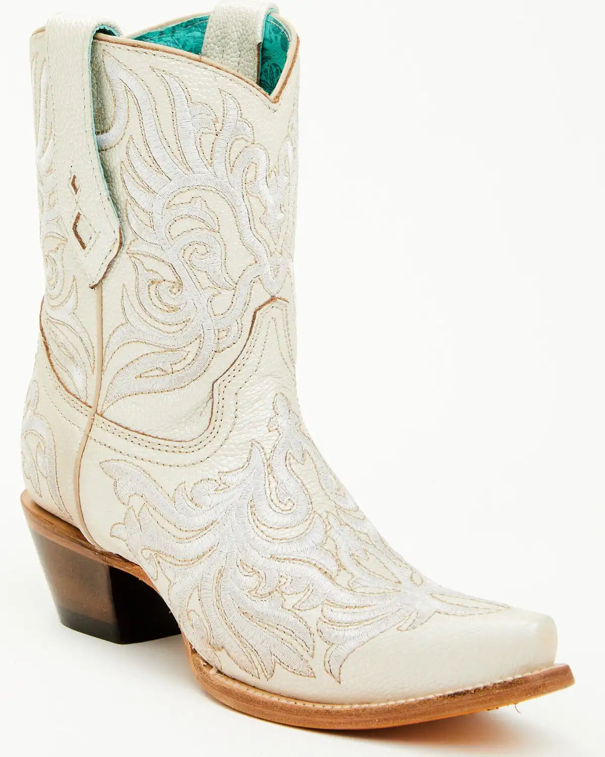 Corral Women's Embroidered Western Ankle Boots - Snip Toe