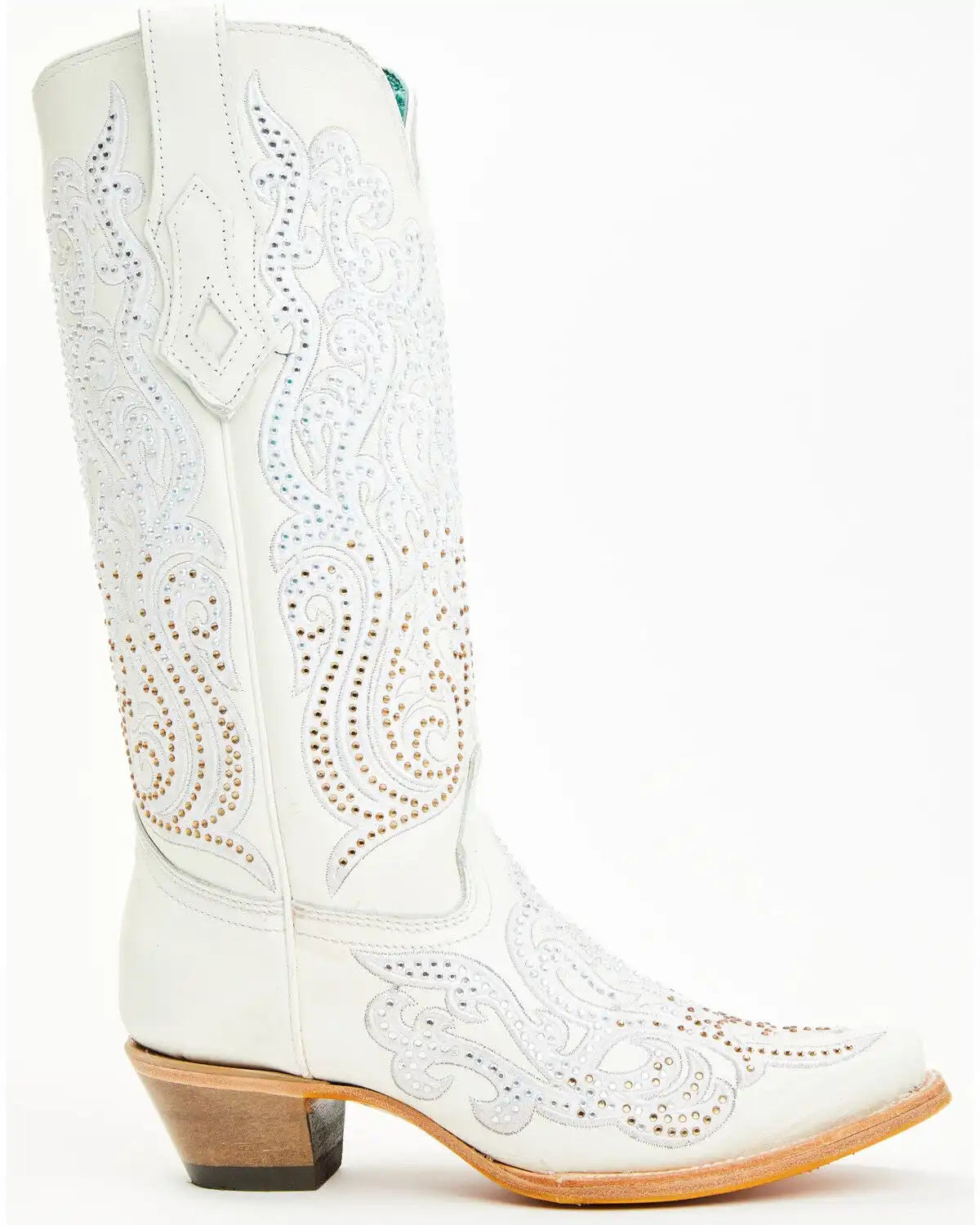 Corral Women's Crystal Embroidered Western Boots - Snip Toe
