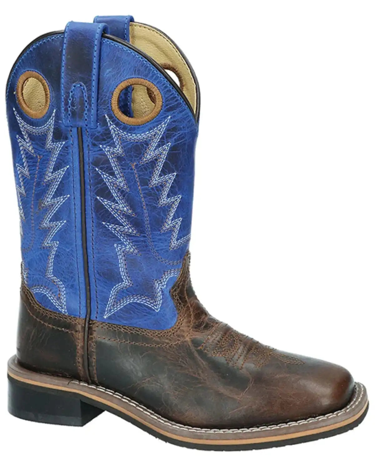 Smoky Mountain Boys' Dusty Western Boots - Broad Square Toe