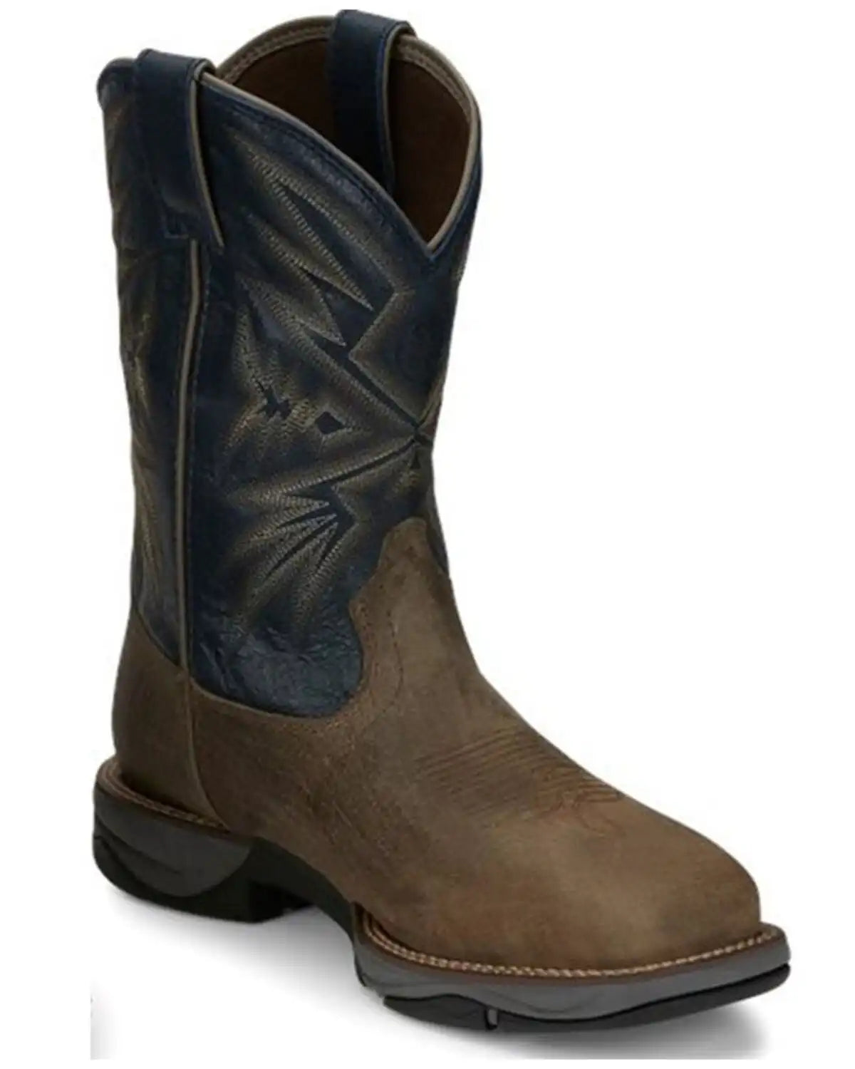 Tony Lama Men's Bartlett Stone Western Work Boots - Steel Toe