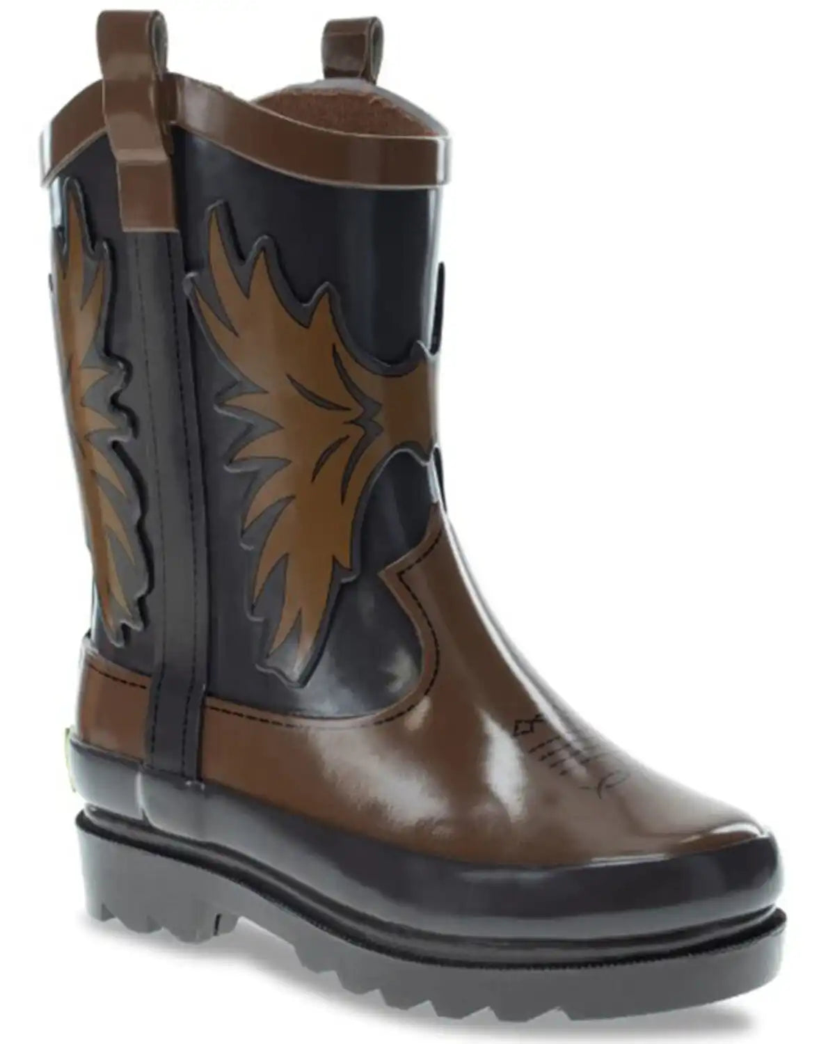 Western Chief Boys' Western Cowboy Rain Boots - Round Toe