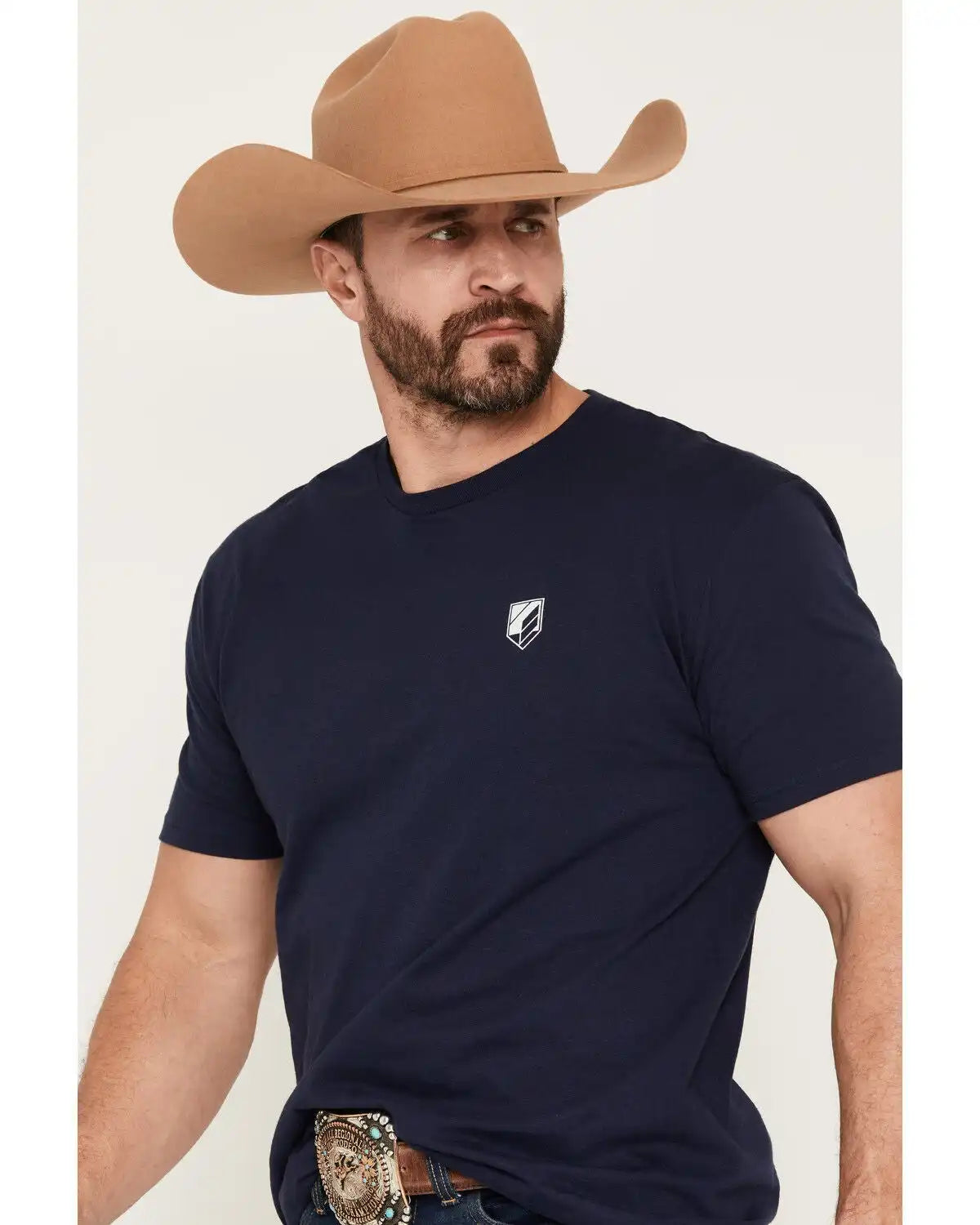 RANK 45® Men's Belt Buckle Short Sleeve Graphic T-Shirt