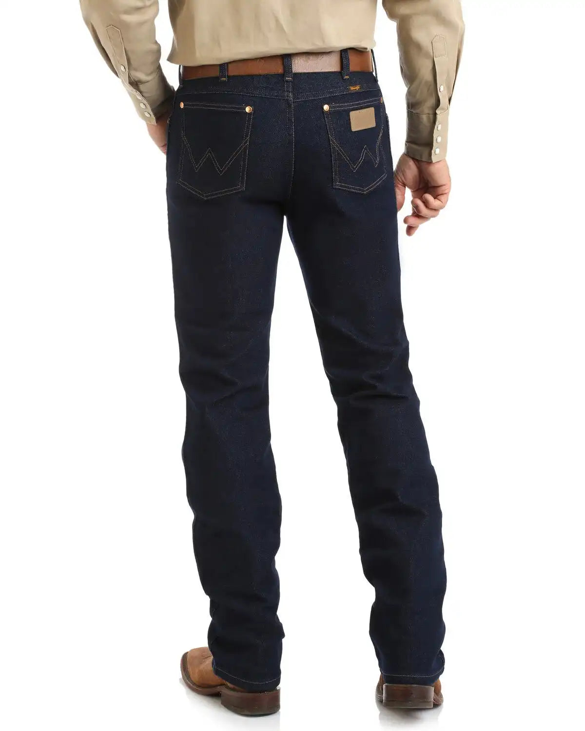 Wrangler Men's Cowboy Cut Active Flex Dark Bootcut Jeans - Big