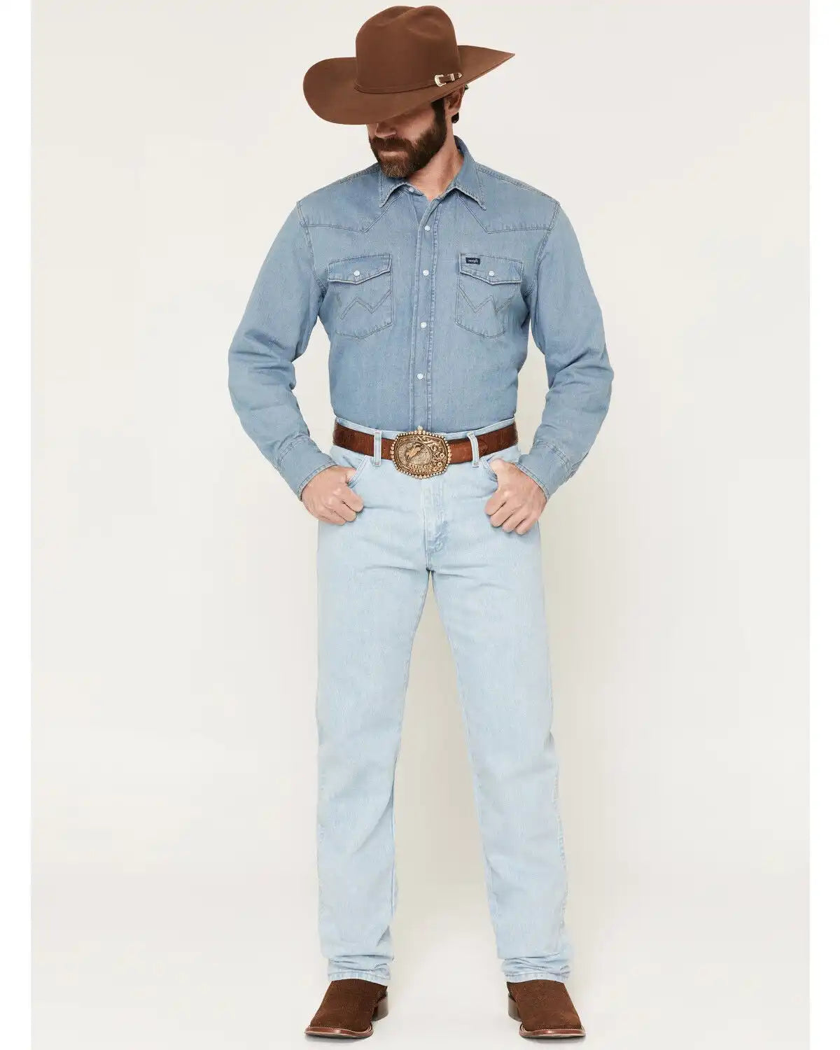 Wrangler Men's 13MWZ Jeans Cowboy Cut Original Fit Prewashed Jeans