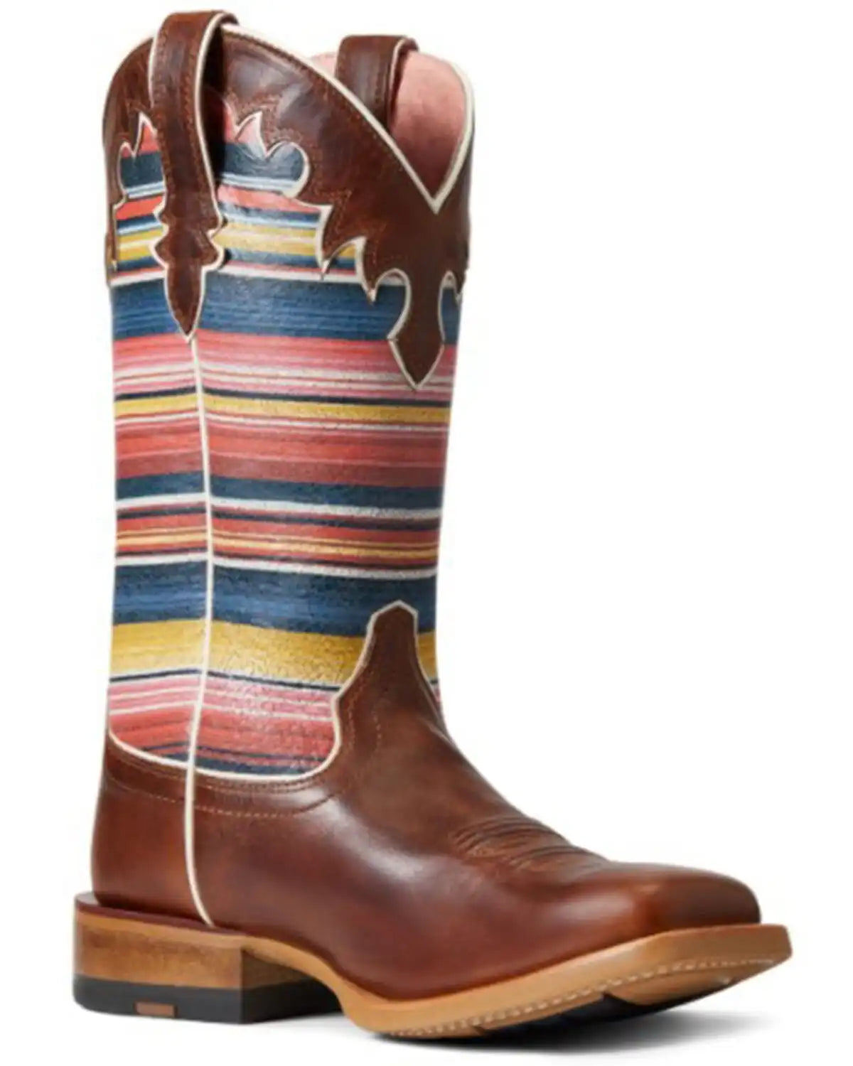 Ariat Women's Fiona Rye Serape Western Performance Boots - Broad Square Toe