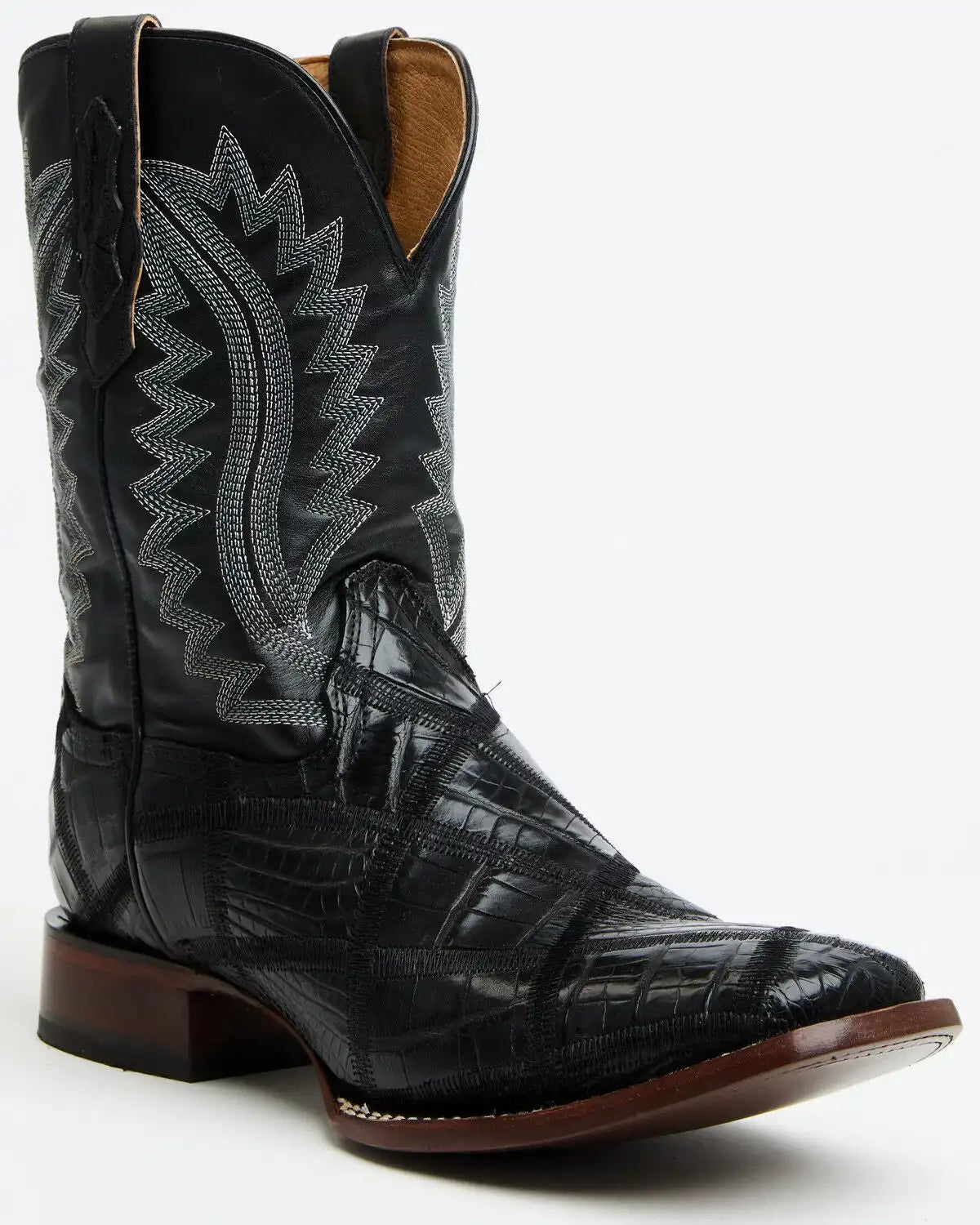 Cody James Men's Exotic American Alligator Western Boots - Broad Square Toe