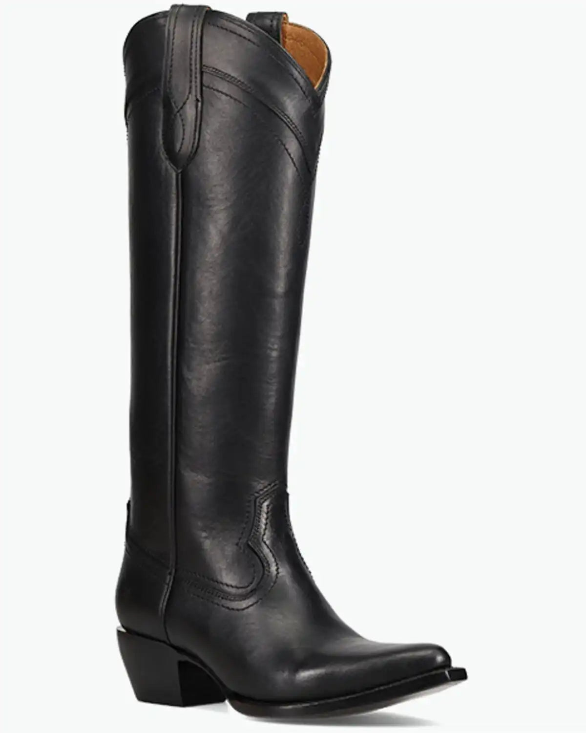 Frye Women's Sacha At The Knee Tall Western Boots - Snip Toe