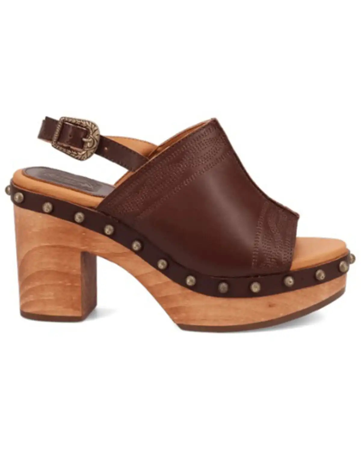 Dingo Women's Clover Wooden Sandals