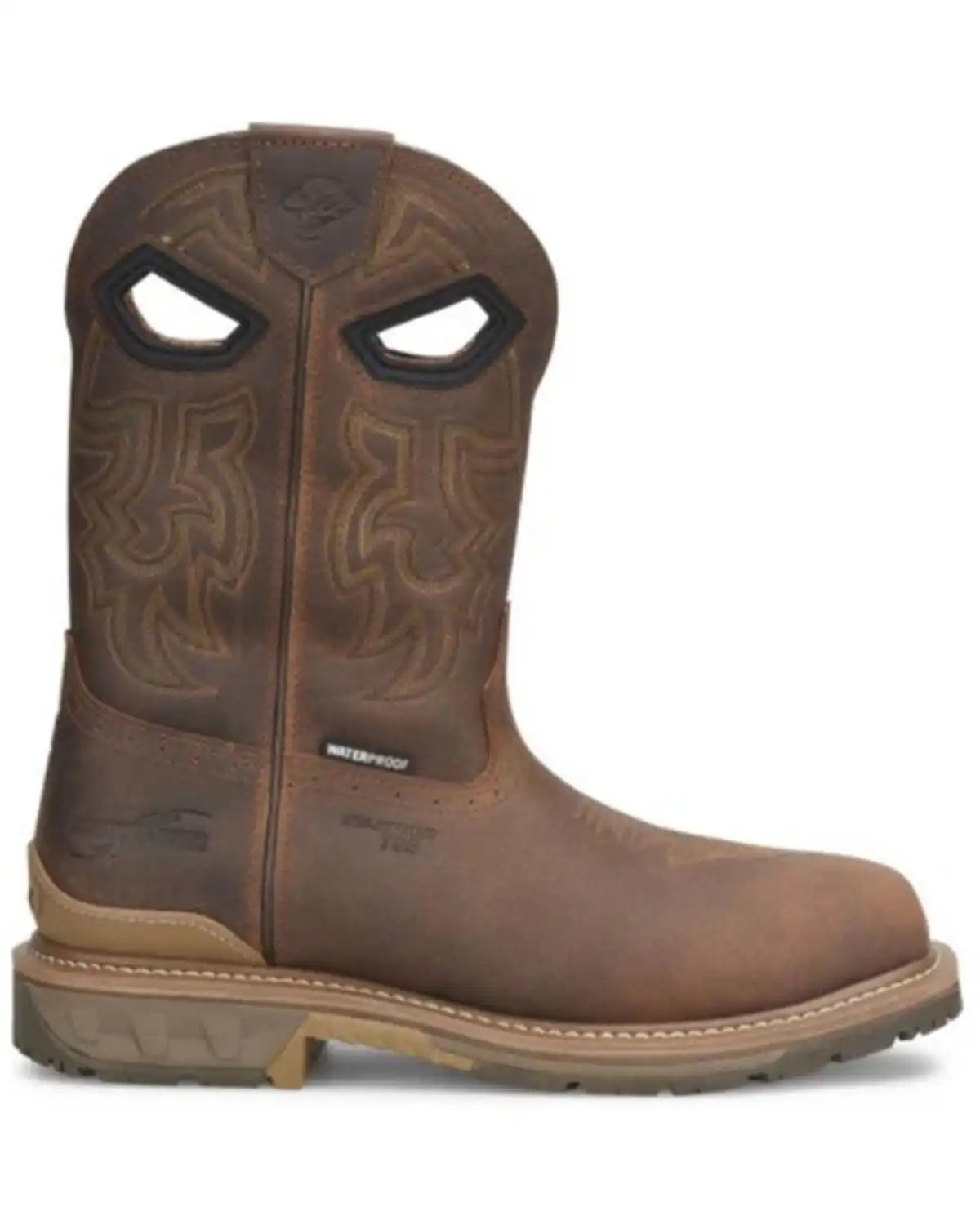Double H Men's 11" Phantom Rider Waterproof Western Work Boots - Composite Toe