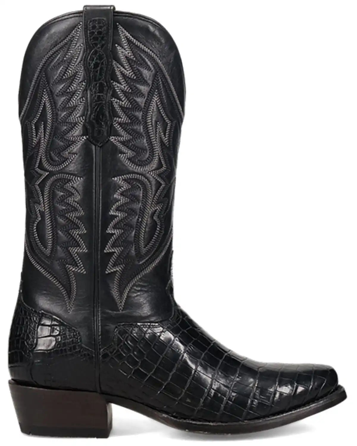 El Dorado Men's Nile Exotic Crocodile Western Boots - Square Toe