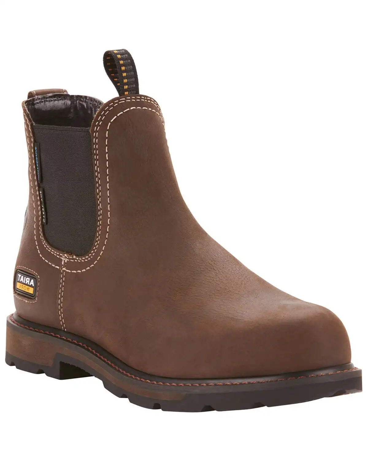 Ariat Men's Groundbreaker Chelsea Waterproof Work Boots - Steel Toe