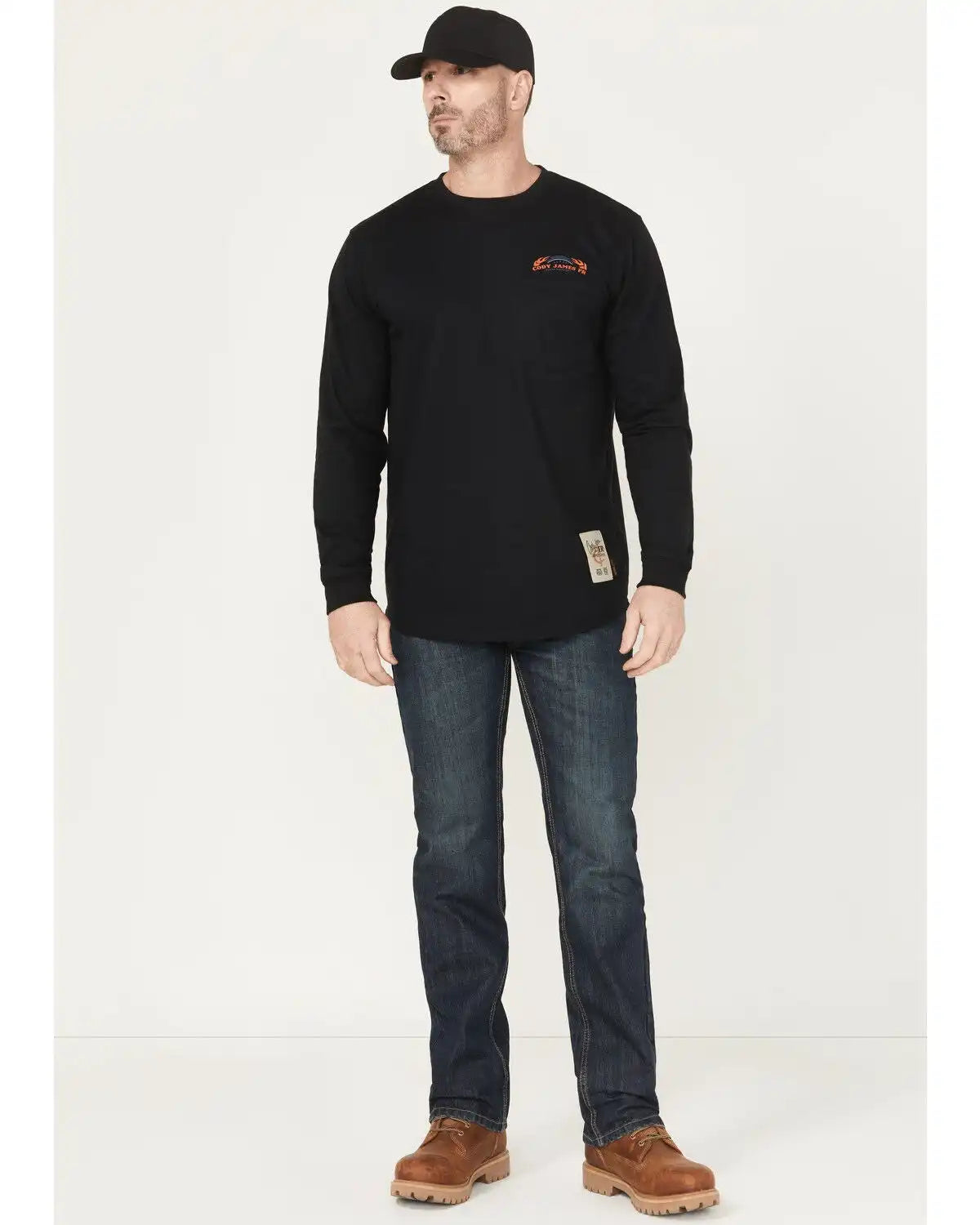 Cody James Men's FR Canter Dark Wash Straight Denim Jeans