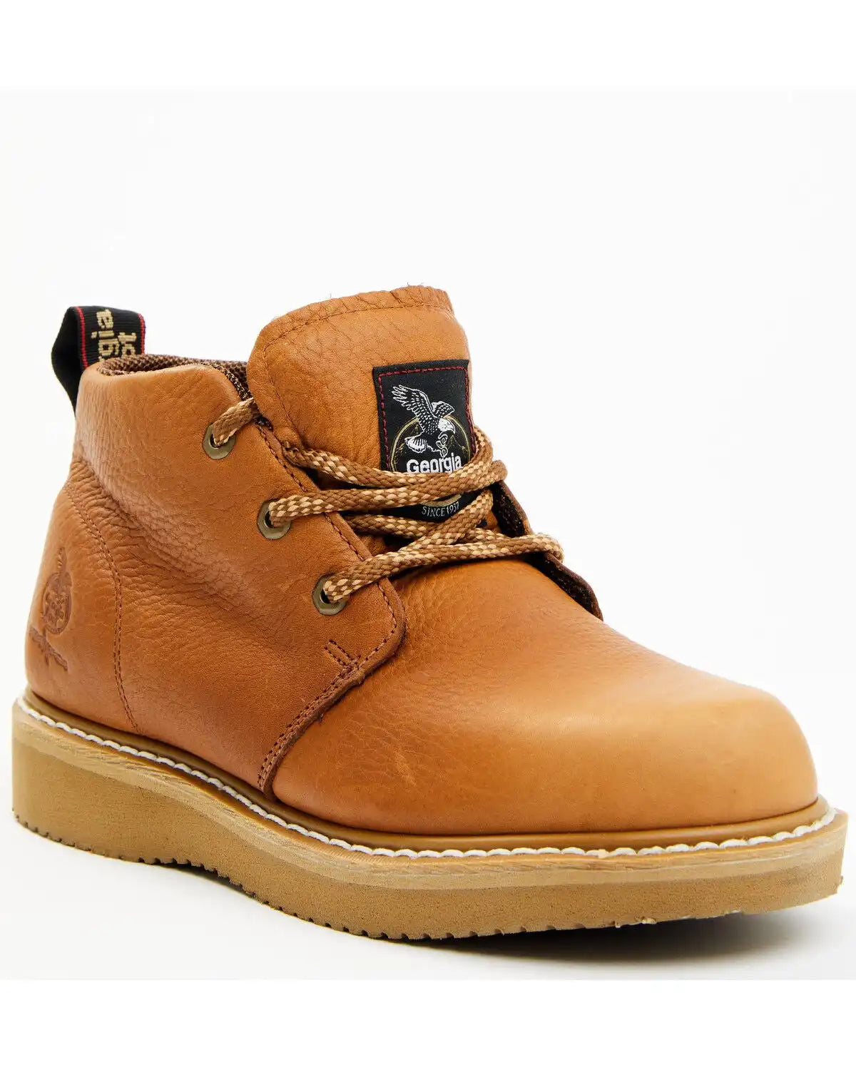 Georgia Boot Men's Farm and Ranch Chukka Work Boots - Soft Toe