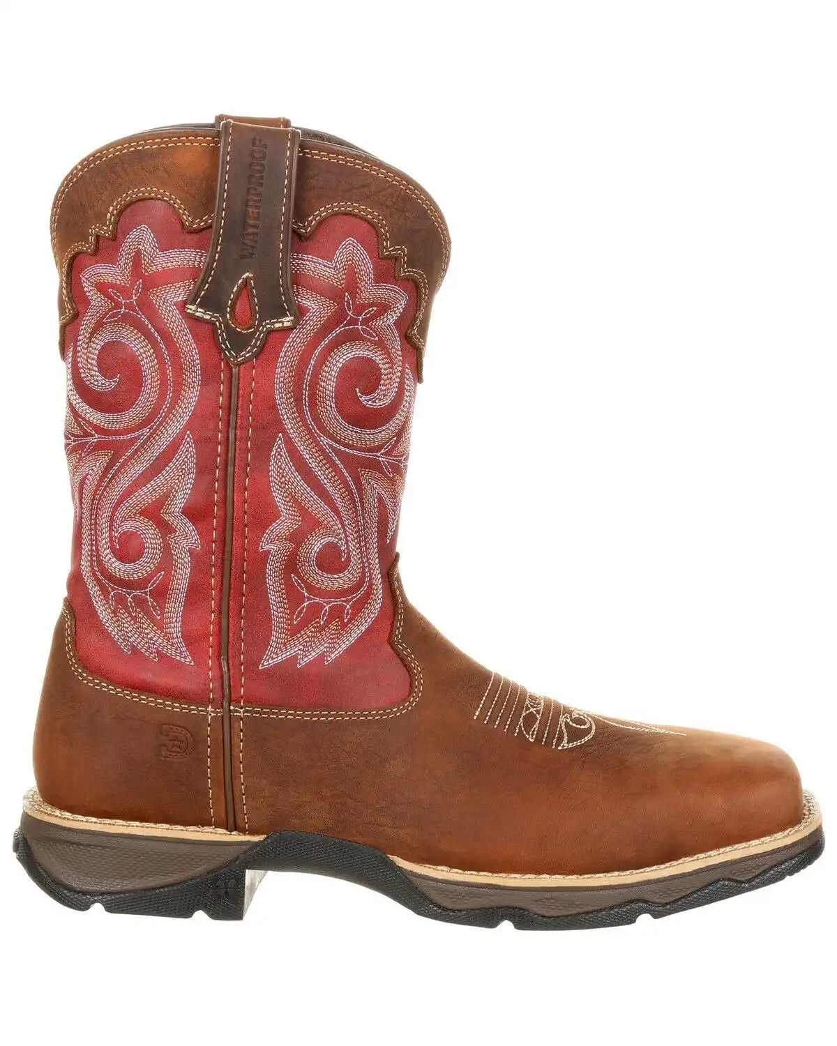 Durango Women's Rebel Waterproof Western Work Boots - Composite Toe
