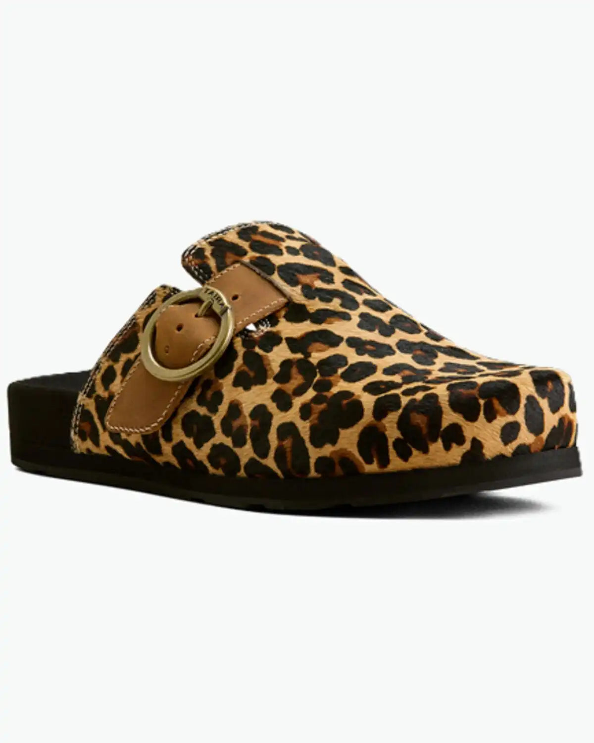 Ariat Women's Leopard Print Hair-On Country Mules