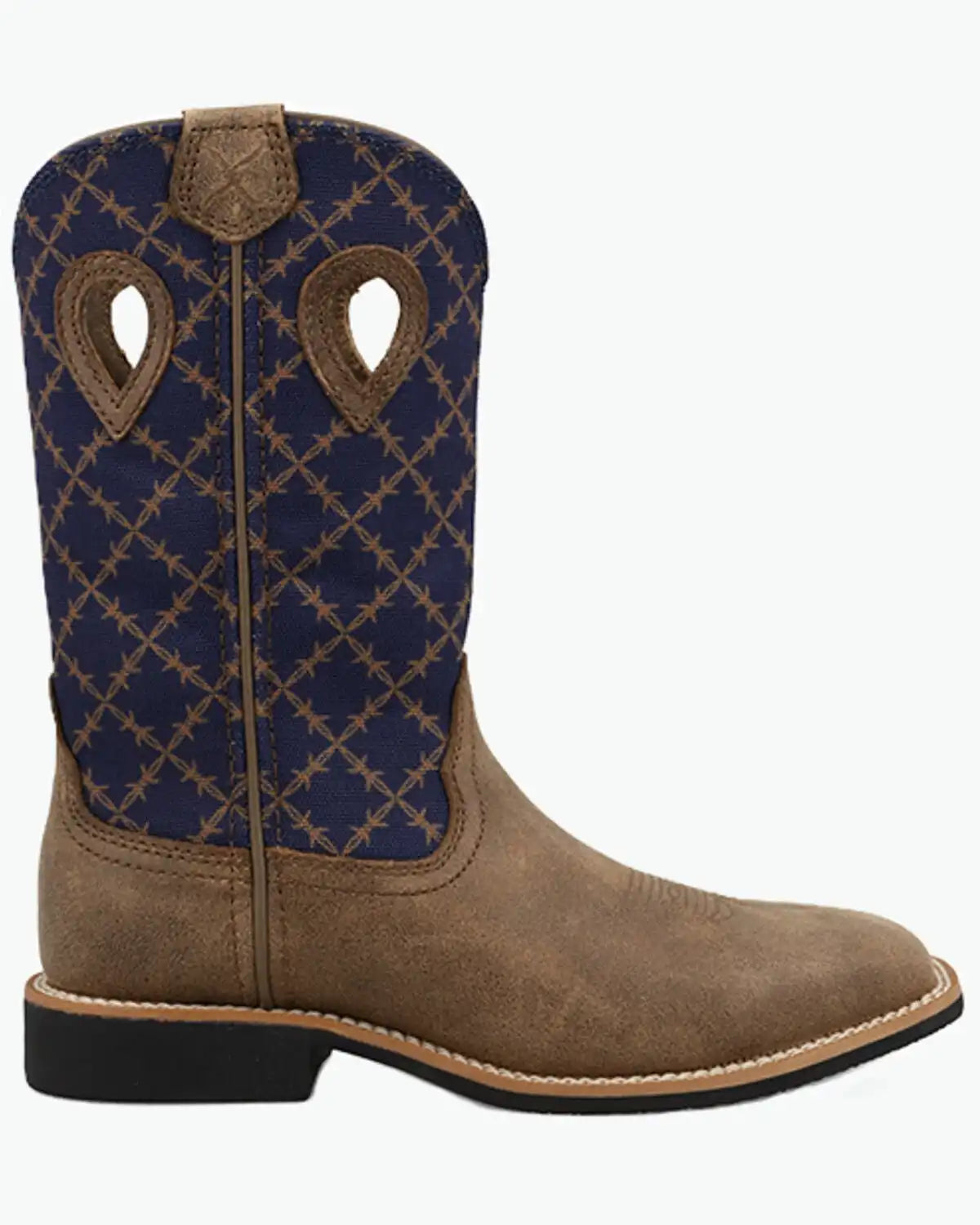 Twisted X Kid's Top Hand Performance Western Boots - Broad Square Toe