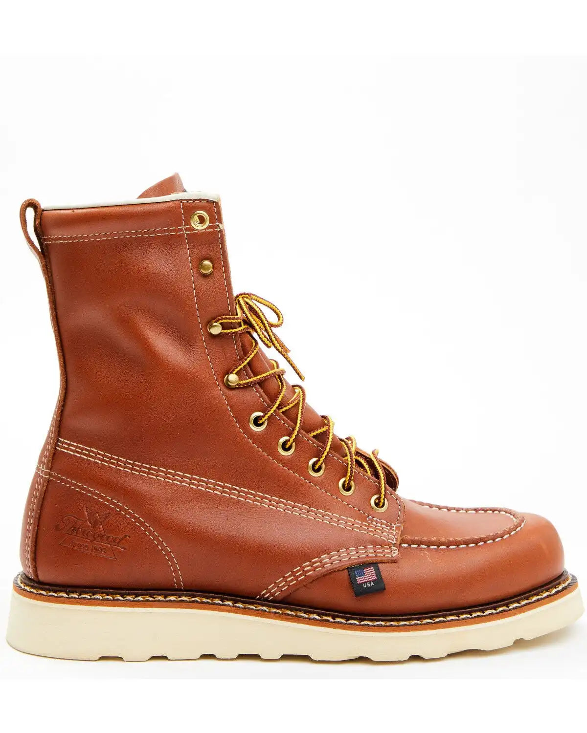Thorogood Men's 8" American Heritage MAXWear Wedge™ Moc Work Boots - Soft Toe
