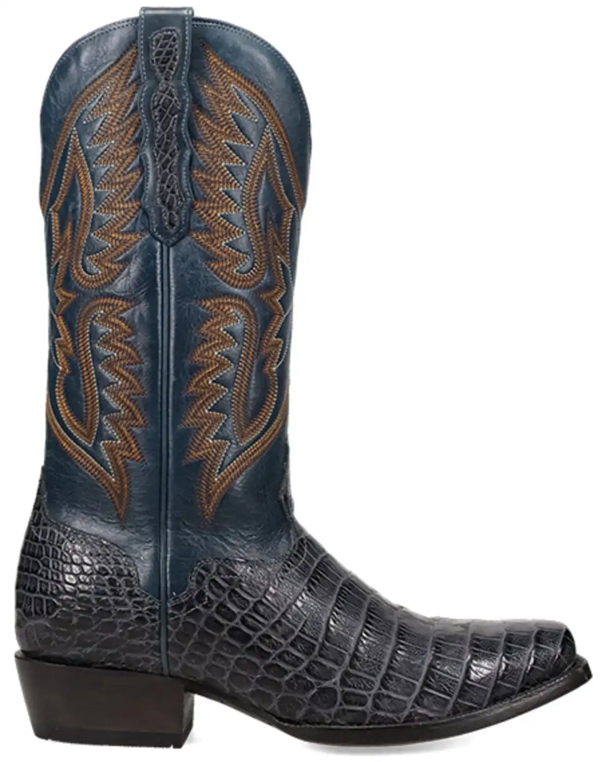 El Dorado Men's Nile Exotic Crocodile Western Boots - Square Toe