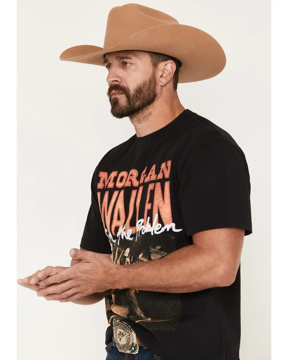 Morgan Wallen Men's Front Hit Short Sleeve Graphic T-Shirt