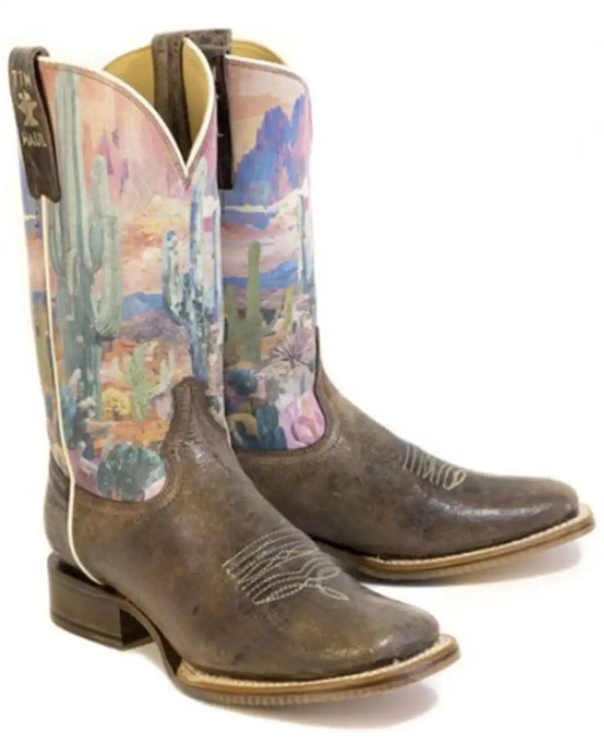 Tin Haul Women's Cactita Western Boots - Broad Square Toe