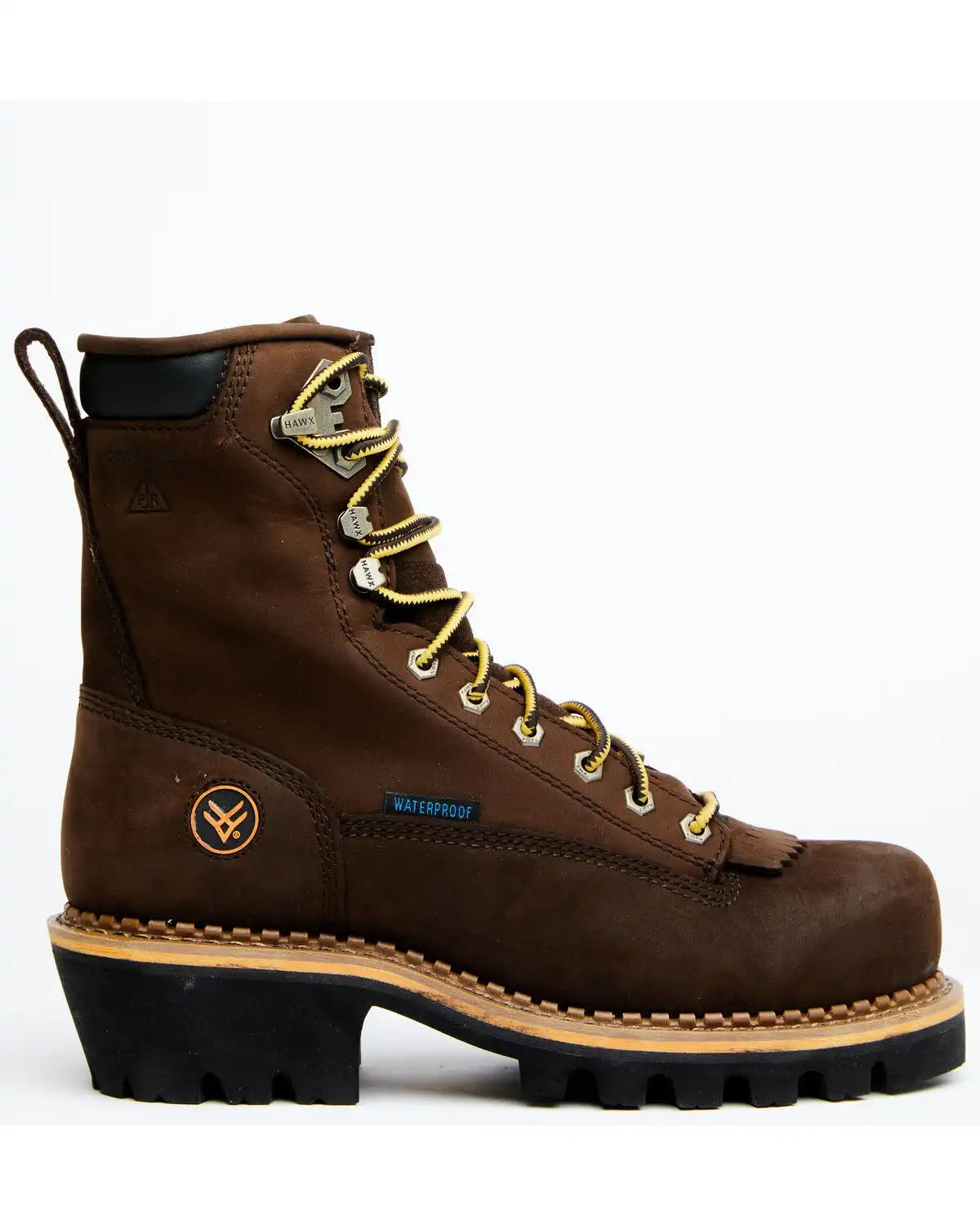Hawx Men's 8" Lineman Lace-Up Waterproof Work Boot - Composite Toe