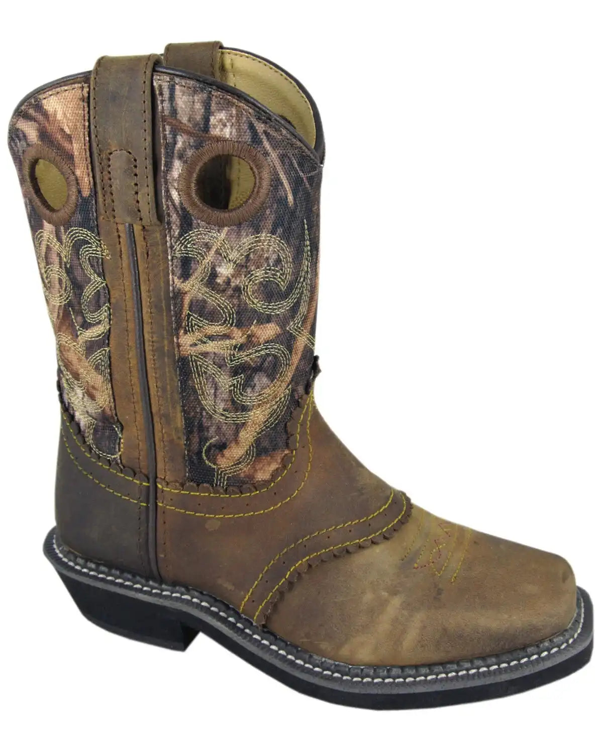 Smoky Mountain Boys' Pawnee Western Boots - Broad Square Toe