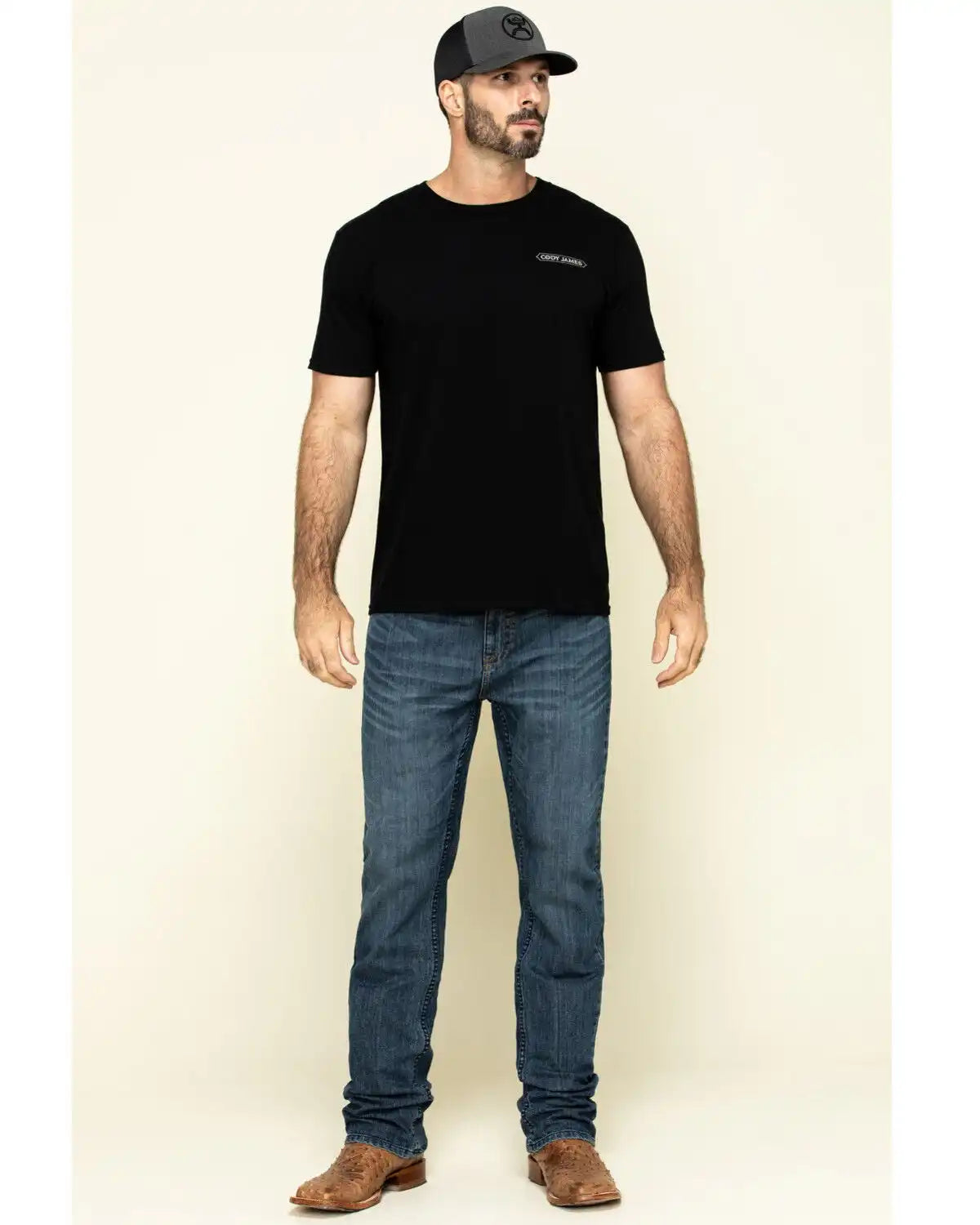 Cody James Men's Equalizer Wash Jackson Slim Straight Stretch Denim Jeans