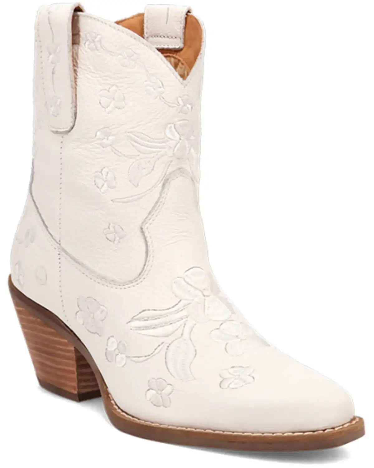 Dingo Women's Sweetheart Embroidered Booties - Round Toe