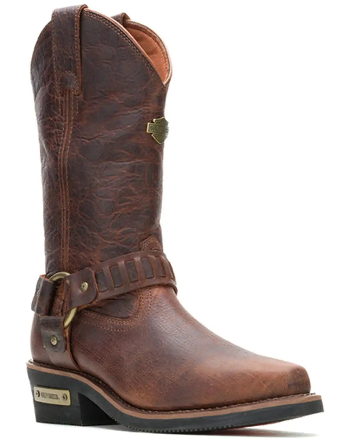 Harley Davidson Men's Pecos Motorcycle Western Boots - Snip Toe