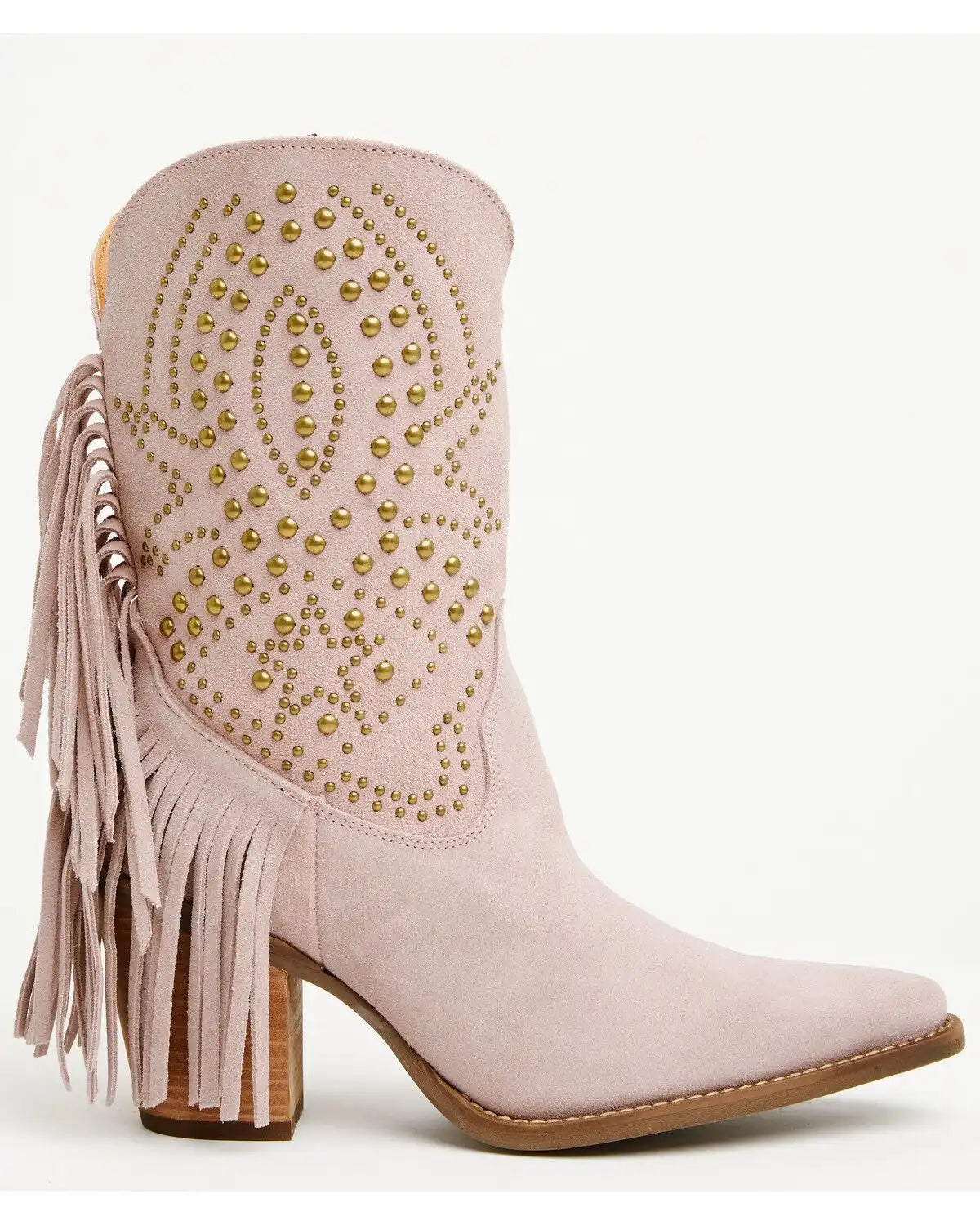 Dingo Women's Star Power Fringe Studded Western Boots - Snip Toe